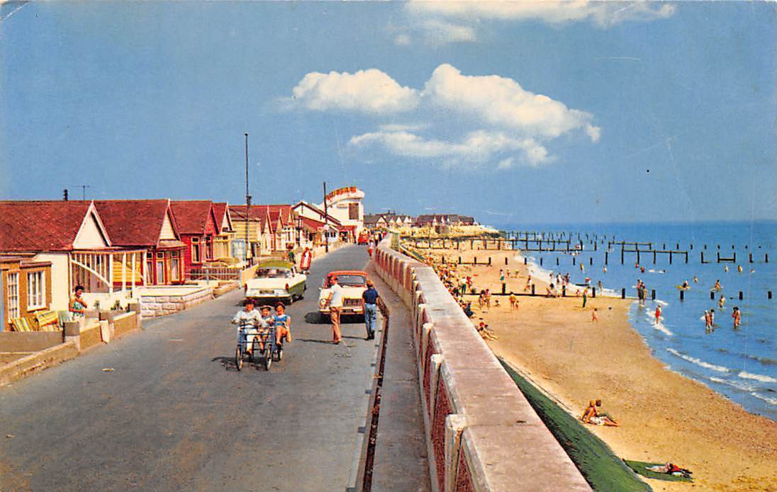 The beach wall in the 1980's